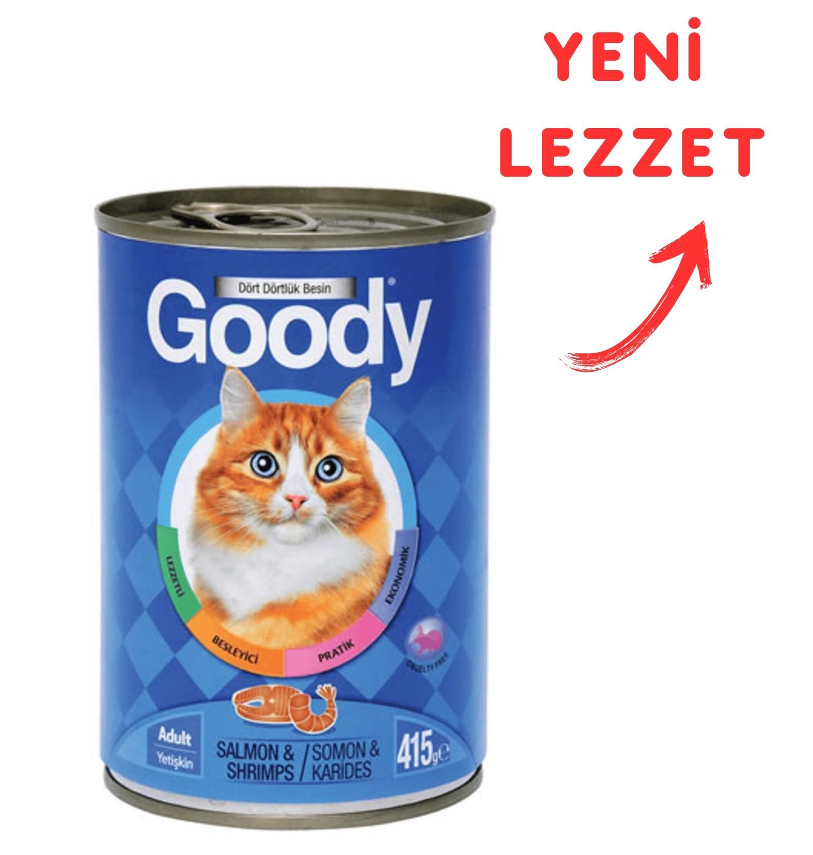 Goody Somonlu Yetişkin Kedi Konservesi 400 Gr