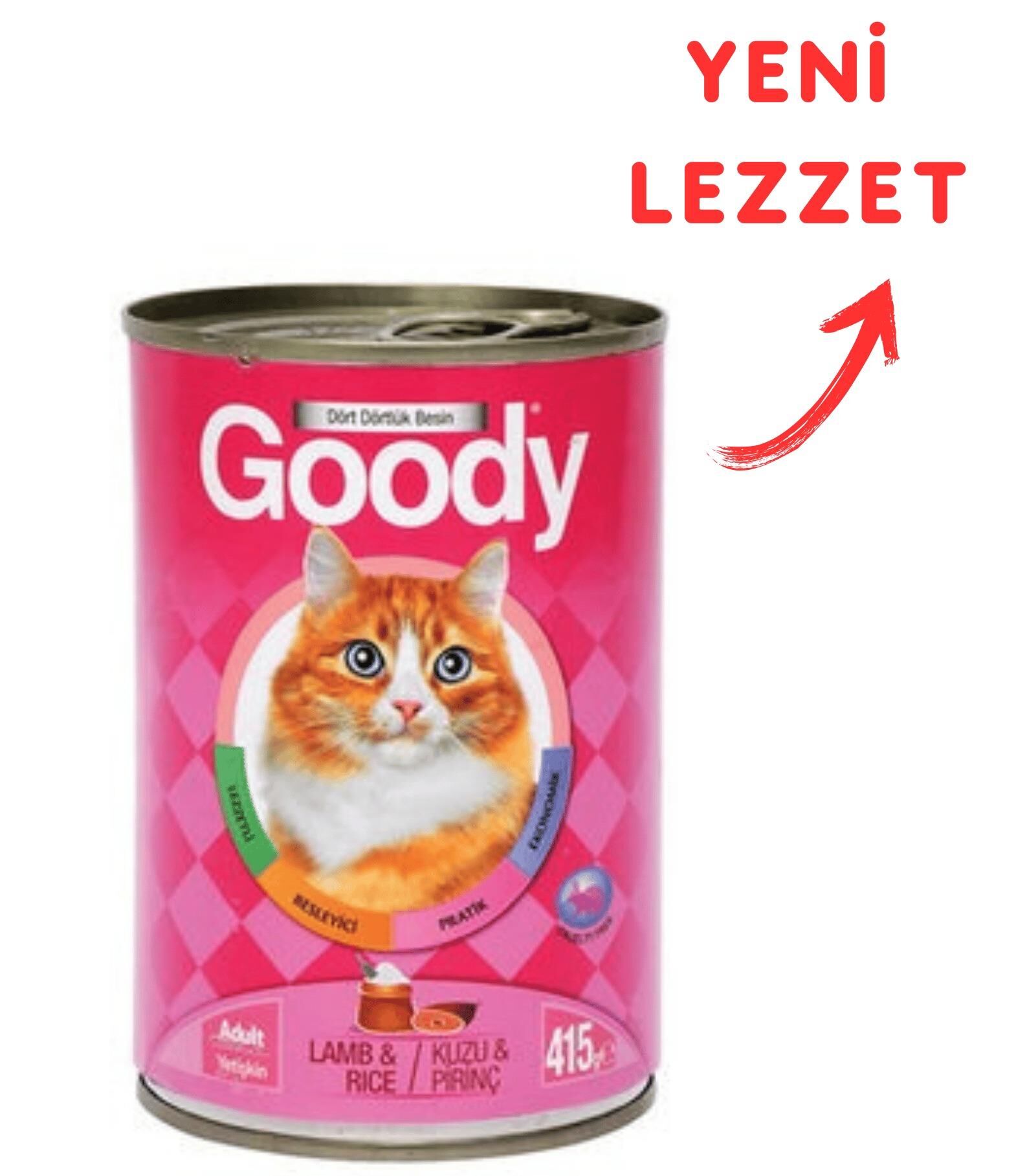 Goody Kuzu Piriçli Yetişkin Kedi Konservesi 400 Gr