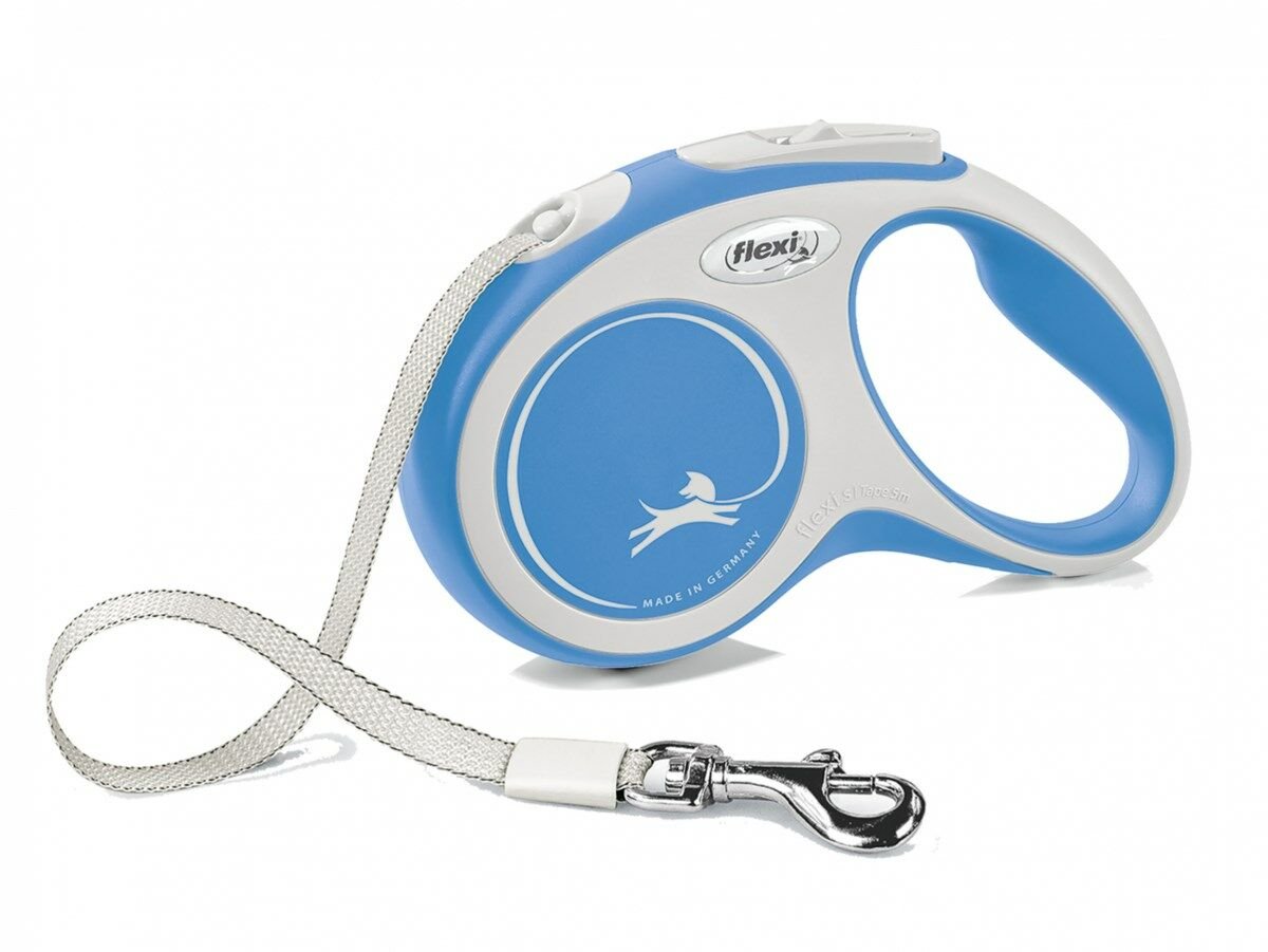 Flexi New Comfort Otomatik Şerit Köpek Gezdirme Kayışı 5m S Mavi