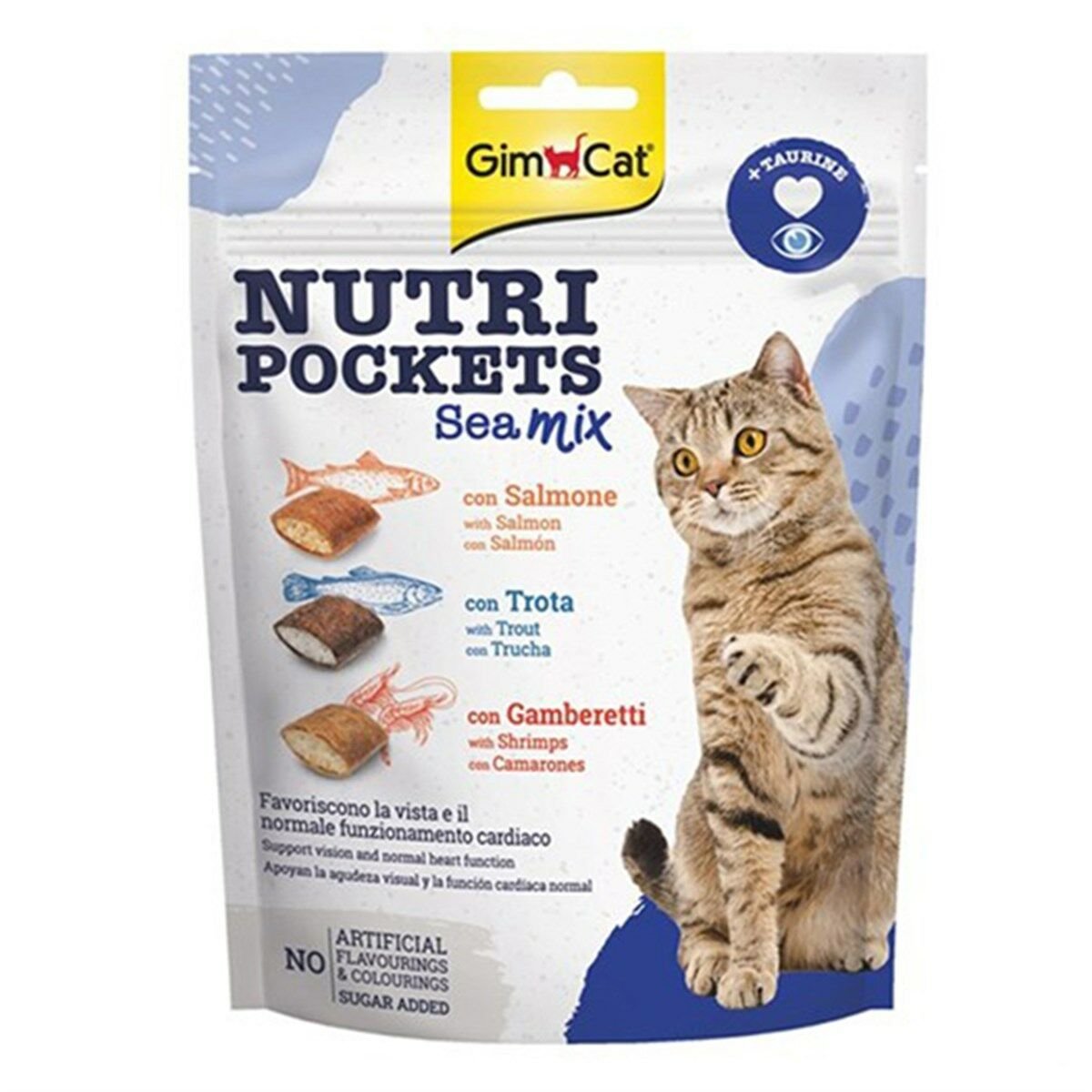 Gimcat Nutripockets Sea Mix Taurinli Kedi Ödülü 150Gr