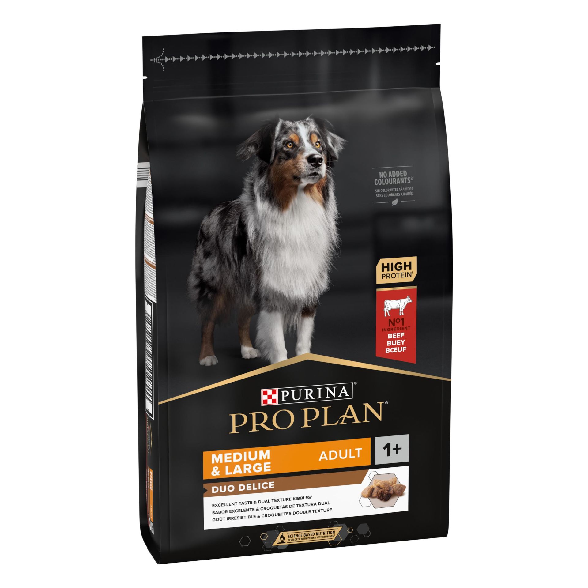 Pro Plan Duo Delice Beef Parça Etli Yetişkin Köpek Maması 10Kg