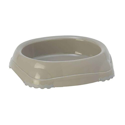 Moderna Smart Plastik Kedi Köpek Mama Su Kabı Gri 315 Ml