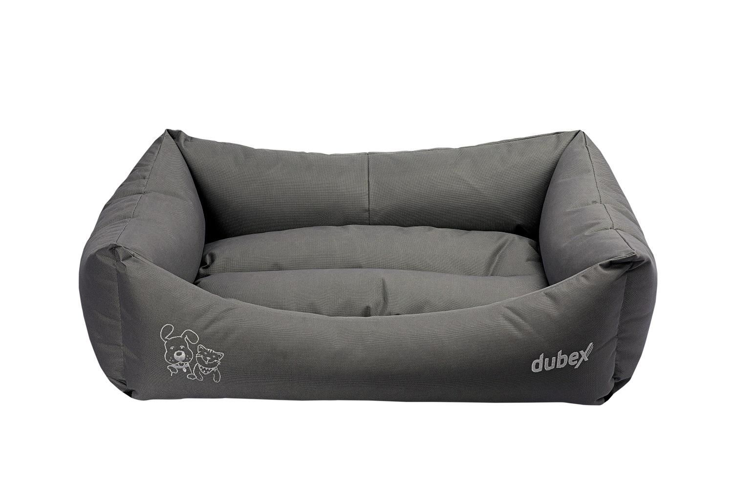Dubex Gelato Serisi Kedi Köpek Yatağı Gri Medium 70x60x22 cm