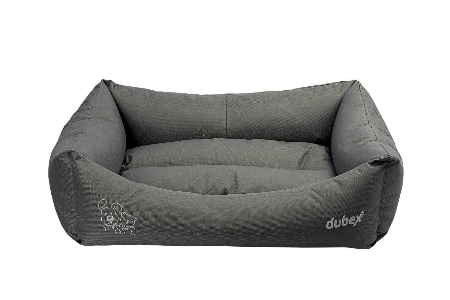 Dubex Gelato Serisi Kedi Köpek Yatağı Gri XLarge 110x80x22 cm