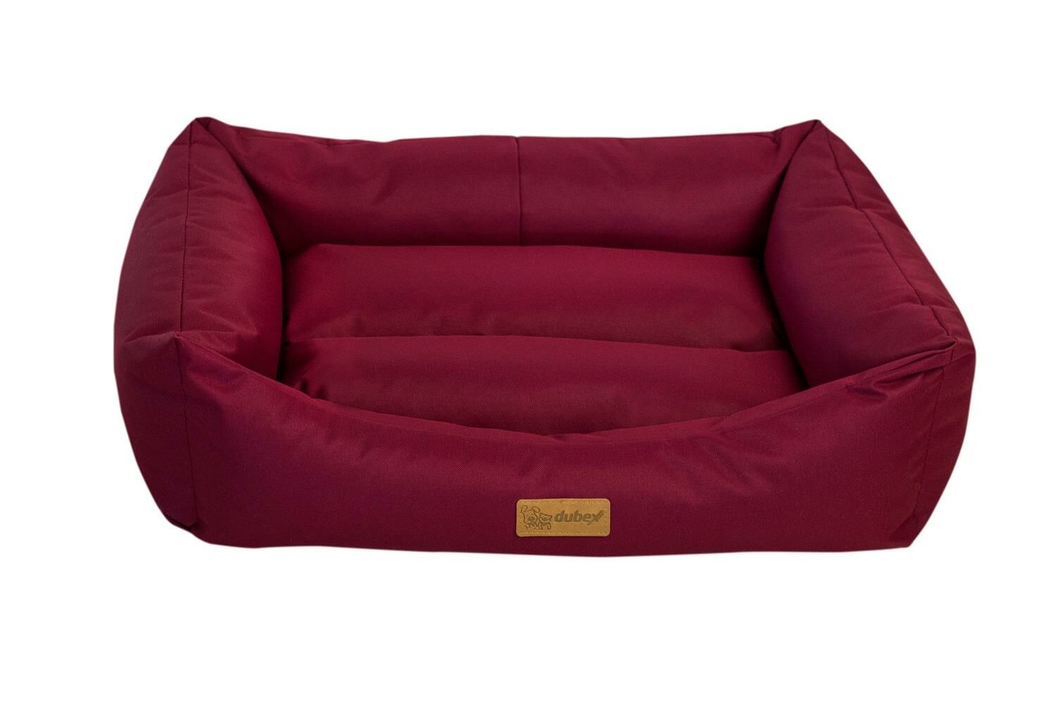 Dubex Gelato Serisi Kedi Köpek Yatağı Bordo XLarge 110x80x22 cm