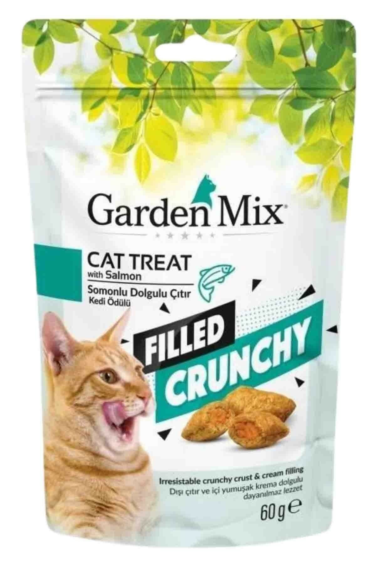 Garden Mix Somonlu İçi Dolgulu Kedi Ödülü 60 Gr