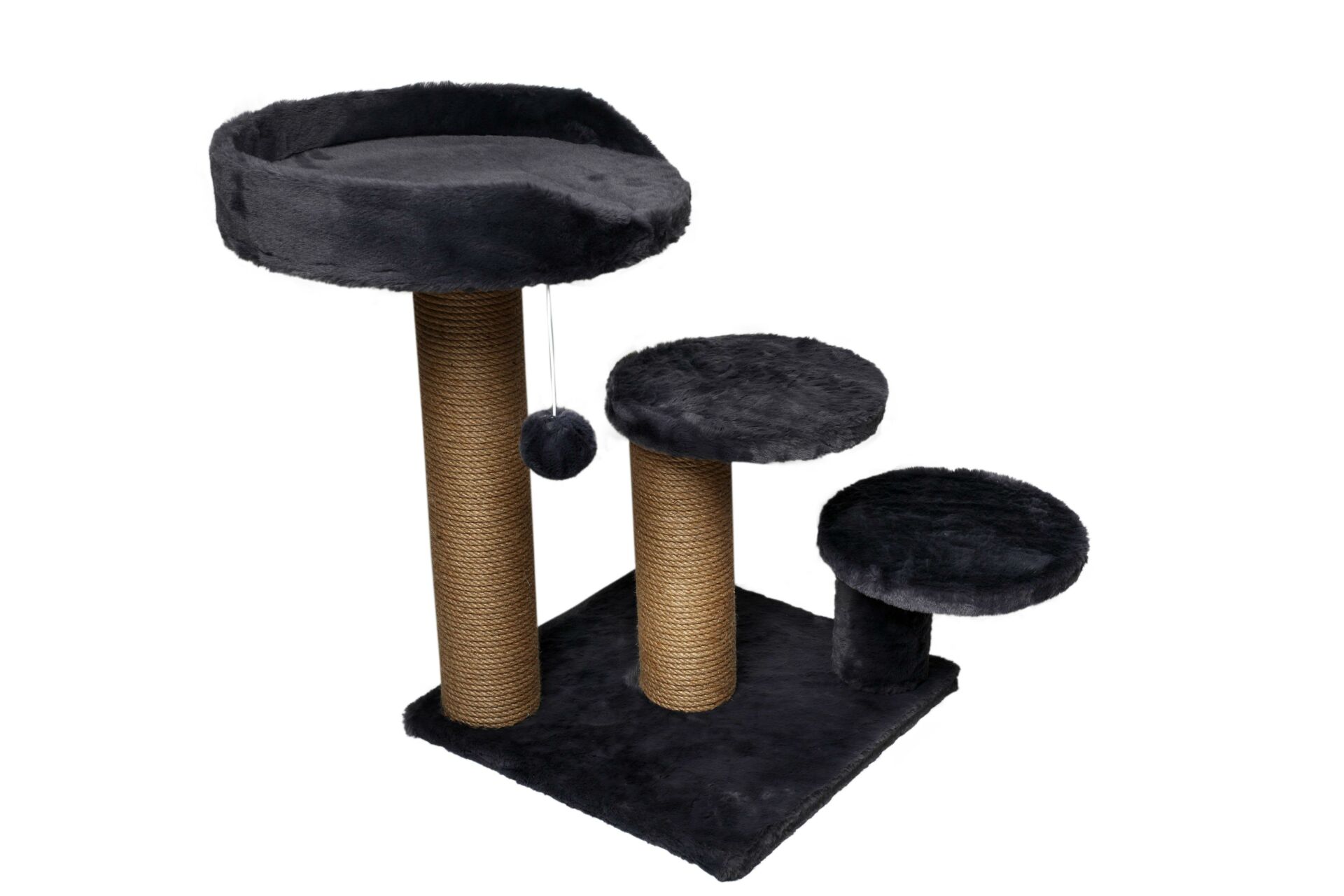 Dubex 65x65x60 cm Kedi Oyun ve Tırmalama Platformu Gri