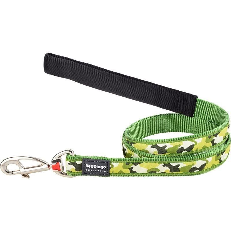 Reddingo Kamuflaj Köpek Uzatma / 1.2 m Yeşil - 25 mm (L)