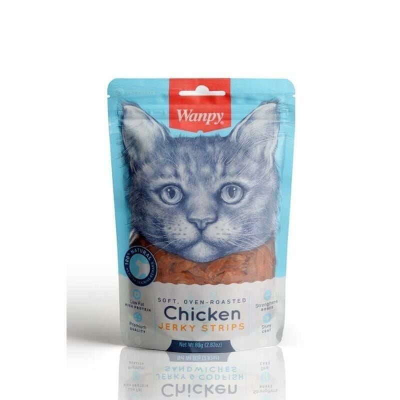 Wanpy Oven Roasted Tavuklu Yumuşak Taneli Kedi Ödülü 80 Gr