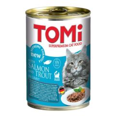 Tomi Somon ve Alabalıklı Yetişkin Kedi Konservesi 400 gr