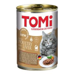 Tomi Kanatlı ve Ciğerli Yetişkin Kedi Konservesi 400 gr