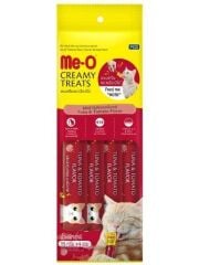Me-O Creamy Ton Balıklı ve Dometesli Sıvı Kedi Ödülü 4X15 Gr