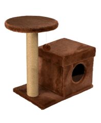 Dubex 39x72x80 cm Kedi Oyun Evi ve Tırmalama Platformu Tarçın