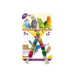 EuroBird Renkli V Şekilli Boncuk Kuş Oyuncağı