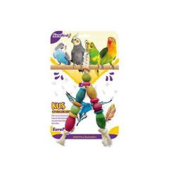 EuroBird Renkli V Şekilli Boncuk Kuş Oyuncağı