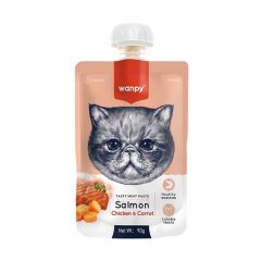 Wanpy Taze Somonlu Ve Tavuklu Etli Kedi Et Ezmesi 90 Gr
