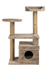 Dubex 53x86x111 cm Kedi Oyun Evi ve Tırmalama Platformu Bej