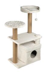 Dubex 53x86x111 cm Kedi Oyun Evi ve Tırmalama Platformu Beyaz