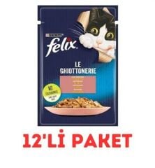 Felix Kedi Yaş Maması Somonlu Pouch 85 Gr 12'Li Paket