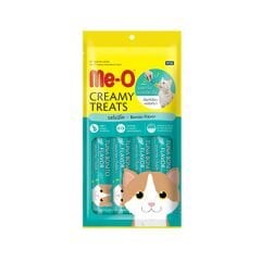 Me-O Creamy Kurutulmuş Füme Ton Balıklı Sıvı Kedi Ödülü 4x15 Gr