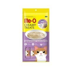 Me-O Creamy Deniz Tarağı ve Ton Balıklı Sıvı Kedi Ödülü 4x15 Gr