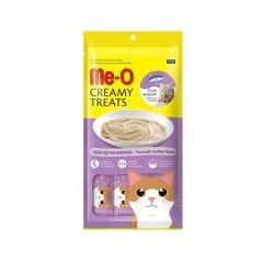 Me-O Creamy Deniz Tarağı ve Ton Balıklı Sıvı Kedi Ödülü 4x15 Gr