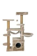 Dubex 65x108x129 cm Kedi Oyun Evi ve Tırmalama Platformu Bej