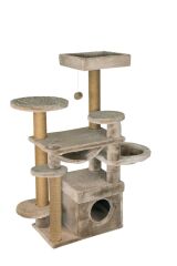 Dubex 65x108x129 cm Kedi Oyun Evi ve Tırmalama Platformu Bej