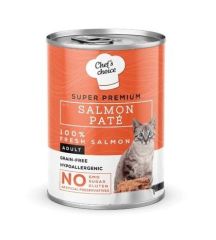 Chefs Choice Somonlu Yetişkin Kedi Konservesi 400 Gr