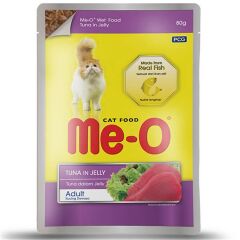Me-O Jöle İçinde Ton Balıklı Yetişkin Kedi Konservesi 80 Gr