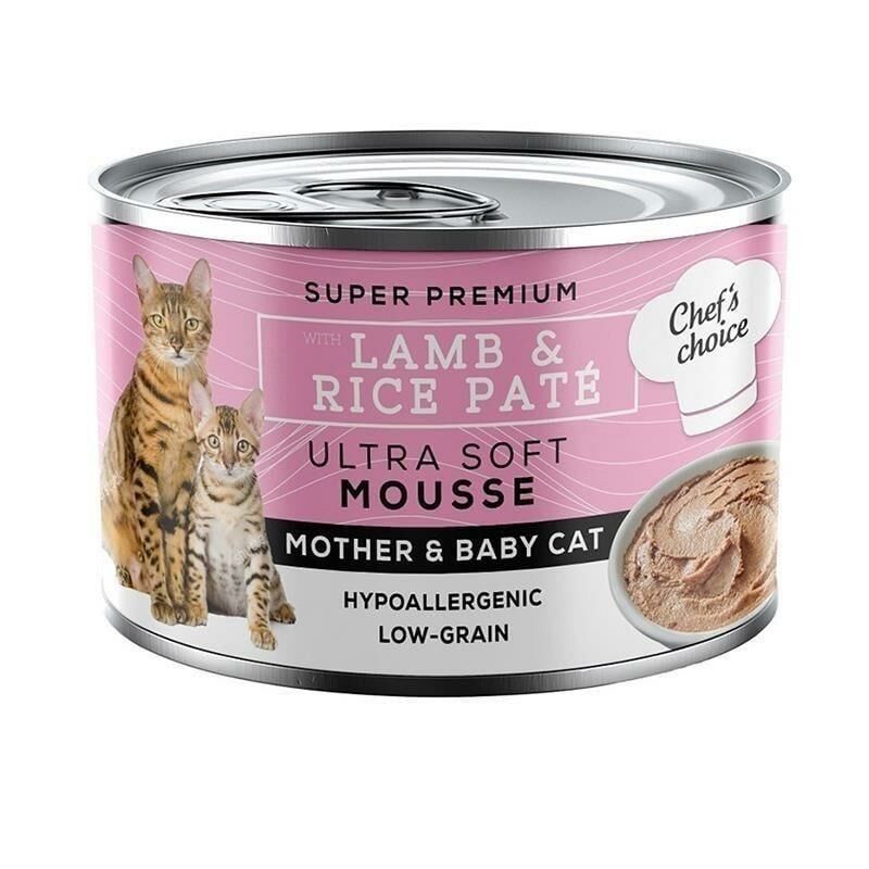 Chefs Choice Mother Babycat Düşük Tahıllı Yavru Kedi Konservesi 200 Gr