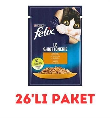 Felix Tavuklu Yaş Kedi Maması 85 Gr 26'Lı Paket