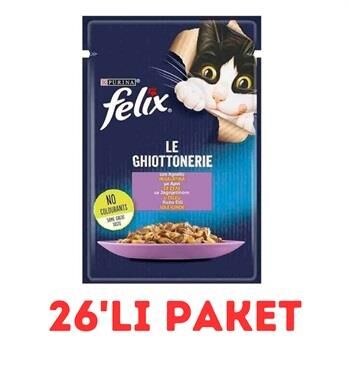 Felix Kuzu Etli Kedi Yaş Maması 85 Gr 26'Lı Paket