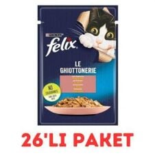 Felix Kedi Yaş Maması Somonlu Pouch 85 Gr 26'Lı Paket