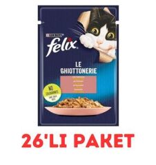 Felix Kedi Yaş Maması Somonlu Pouch 85 Gr 26'Lı Paket