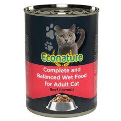 Econature Sığır Etli Yetişkin Kedi Konservesi 400 Gr