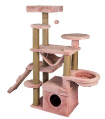Dubex 55x160x124 cm Kedi Oyun Evi ve Tırmalama Platformu Pembe