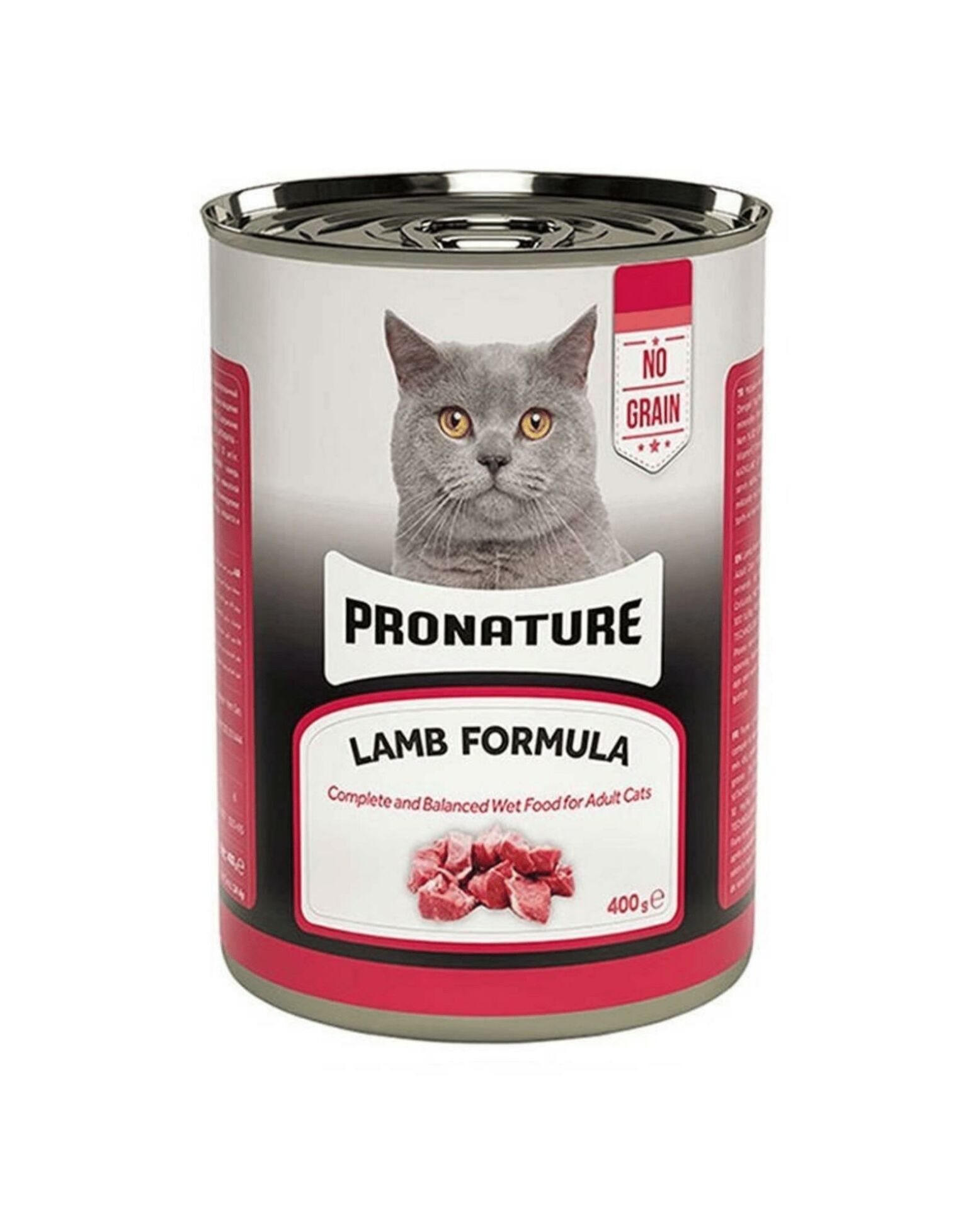 Pronature Tahılsız Kuzu Etli Ezme Yetişkin Kedi Konservesi 400 Gr