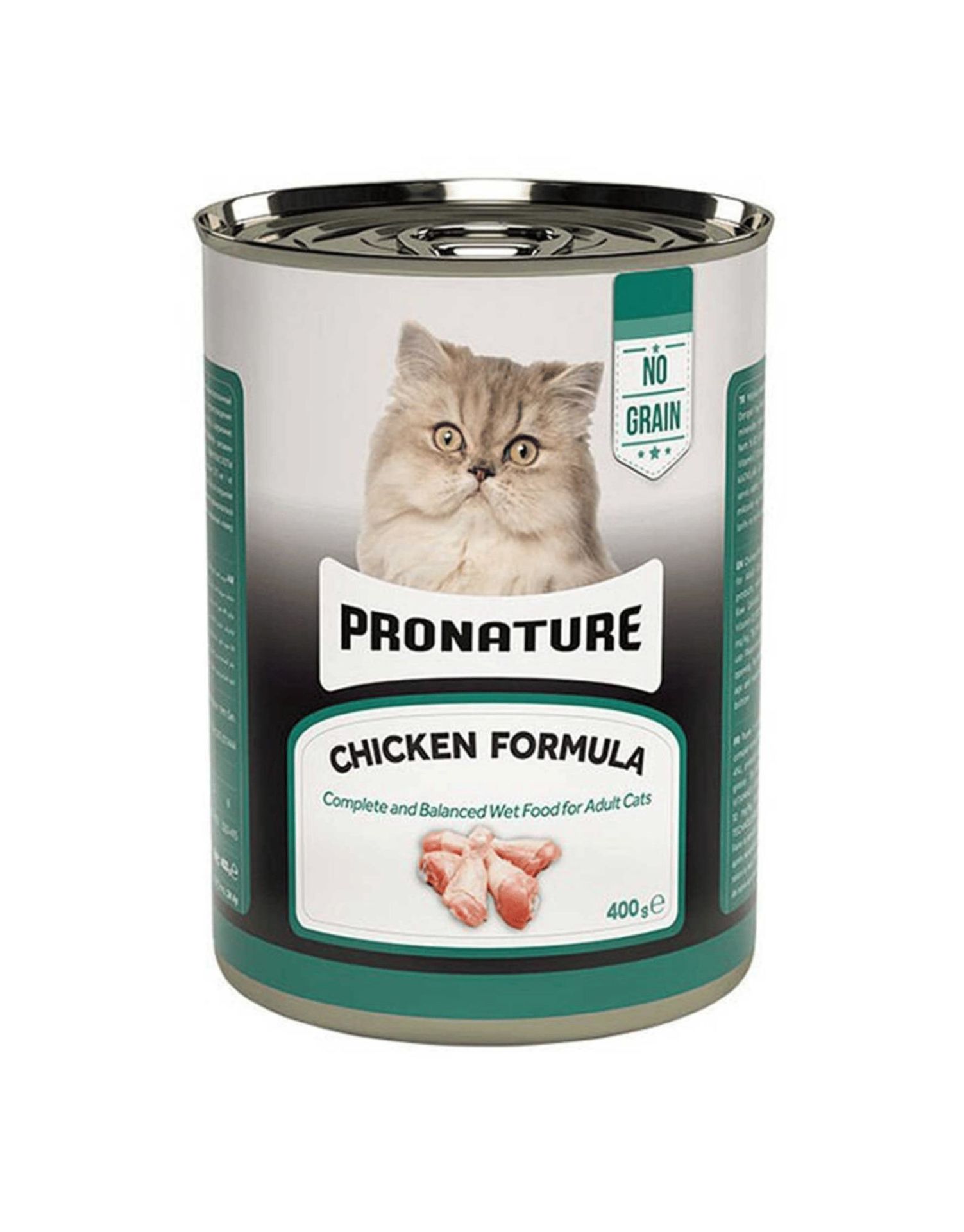 Pronature Tahılsız Tavuklu Ezme Yetişkin Kedi Konservesi 400 Gr