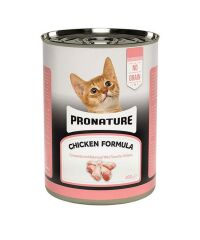 Pronature Tahılsız Tavuklu Ezme Yavru Kedi Konservesi 400 Gr