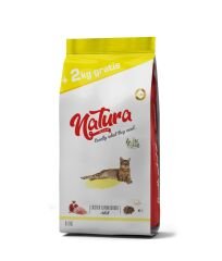 Natura Düşük Tahıllı Tavuk _ Nar Yetişkin Kedi Maması 8+2 Kg