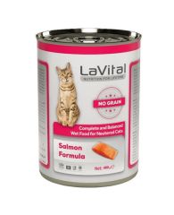 Lavital Sterilised Kısırlaştırılmış Tahılsız Somonlu Yetişkin Kedi Konservesi 400 Gr