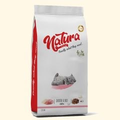 Natura Düşük Tahıllı Tavuk _ Pirinç Yavru Kedi Maması 2,25 Kg