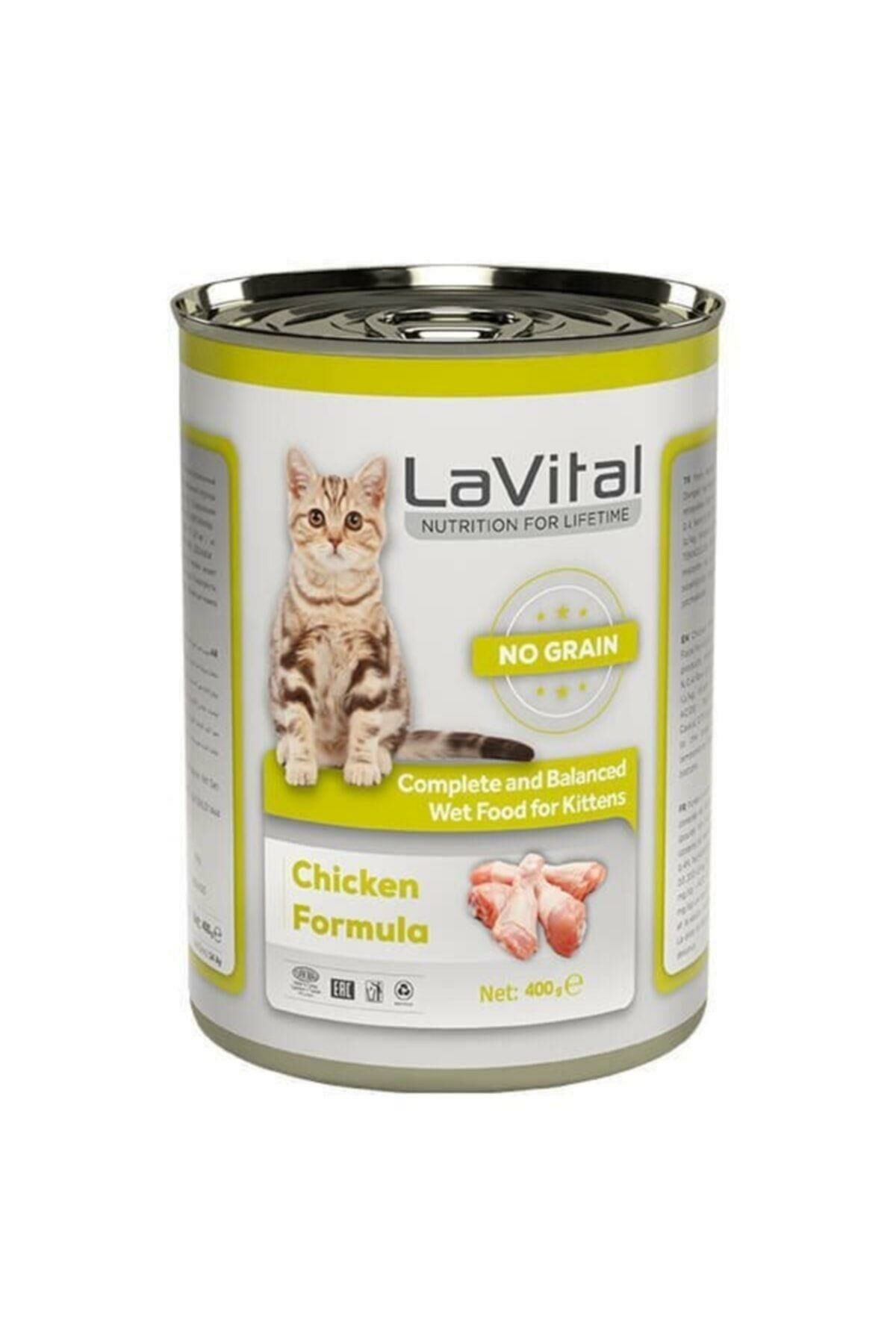 Lavital Tahılsız Tavuk Etli Yavru Kedi Konservesi 400 Gr