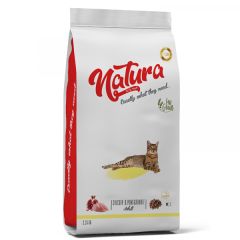 Natura Düşük Tahıllı Tavuk _ Nar Yetişkin Kedi Maması 2,25 kg
