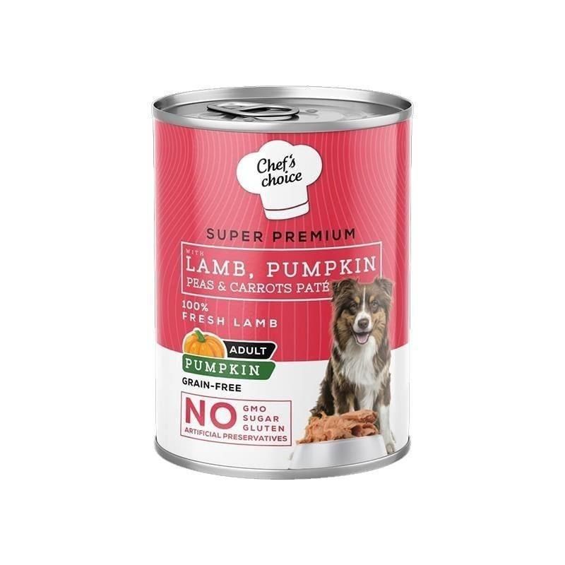 Chefs Choice Pumpkin Pate Kuzu Balkabak ve Sebzeli Köpek Yaş Maması 400 Gr