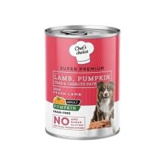 Chefs Choice Pumpkin Pate Kuzu Balkabak ve Sebzeli Köpek Yaş Maması 400 Gr
