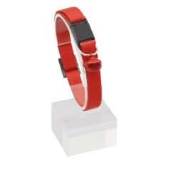 PetTagArt Güvenlik Kilitli  Ayarlanabilir Kırmızı Kedi Boyun Tasması 22-30 cm