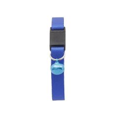 PetTagArt Güvenlik Kilitli  Ayarlanabilir Lacivert Kedi Boyun Tasması 22-30 cm