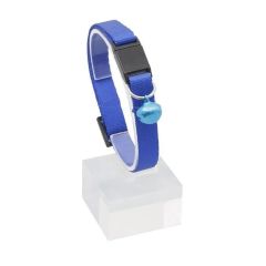 PetTagArt Güvenlik Kilitli  Ayarlanabilir Lacivert Kedi Boyun Tasması 22-30 cm